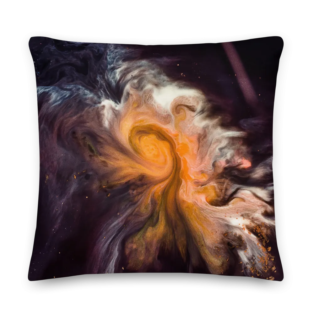 Abstract Painting Square Premium Pillow