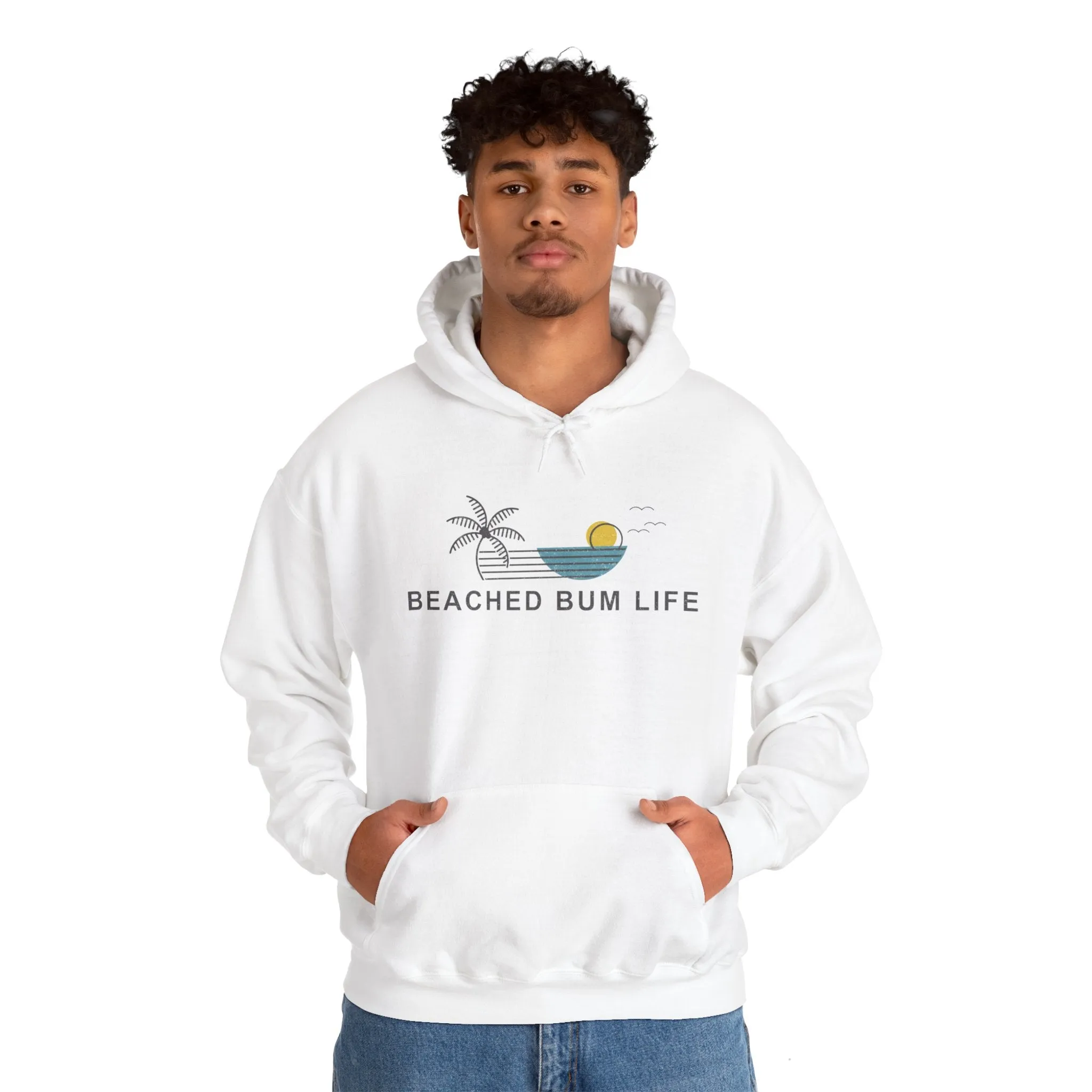 BEACHED BUM LIFE - Unisex Heavy Blend™ Hooded Sweatshirt