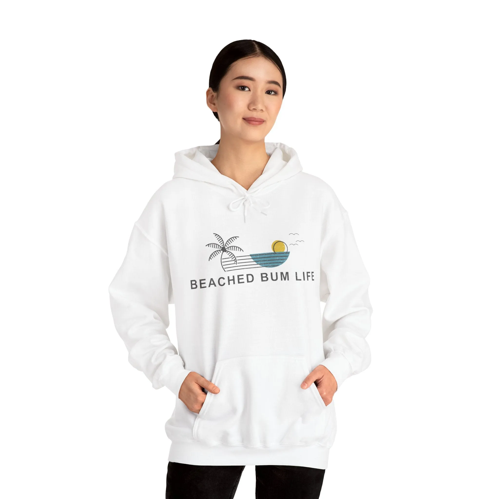BEACHED BUM LIFE - Unisex Heavy Blend™ Hooded Sweatshirt