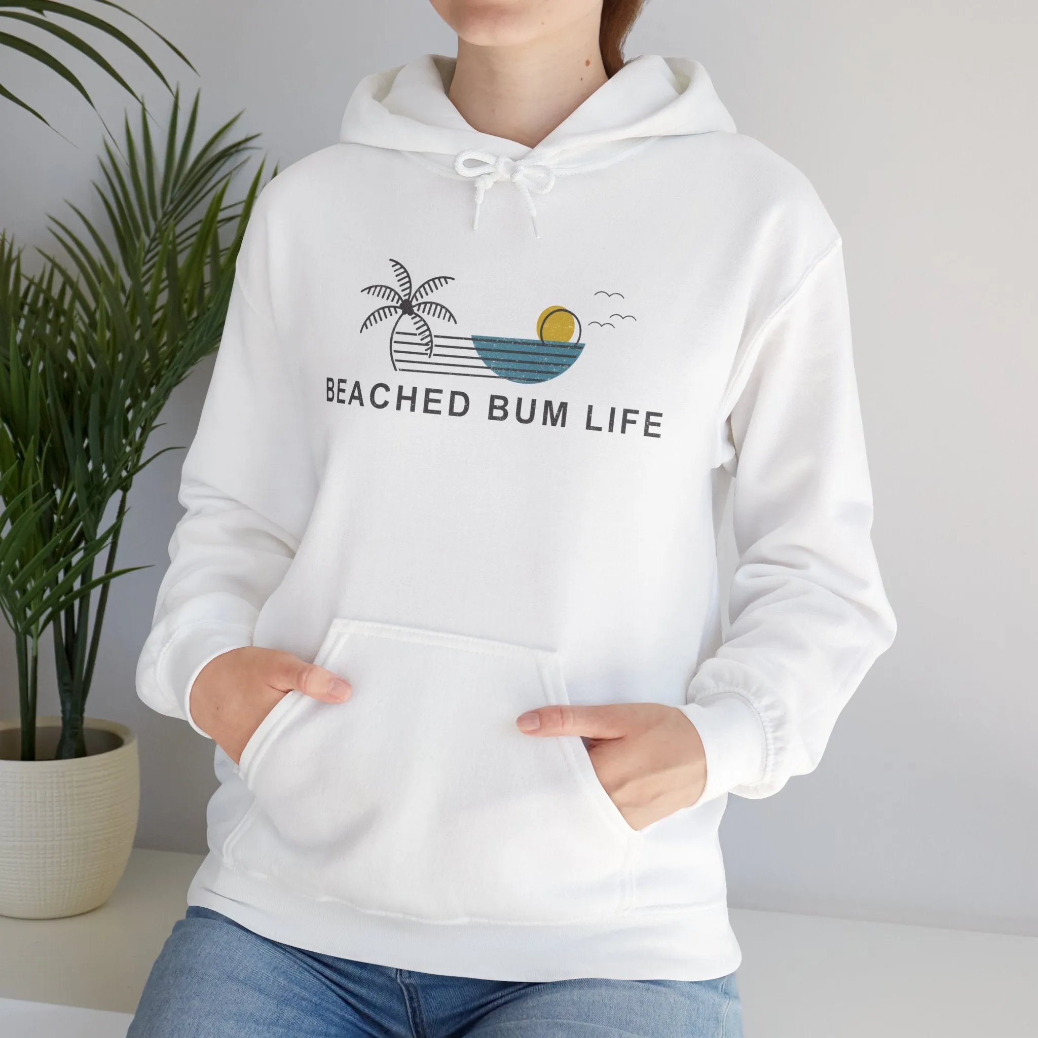 BEACHED BUM LIFE - Unisex Heavy Blend™ Hooded Sweatshirt