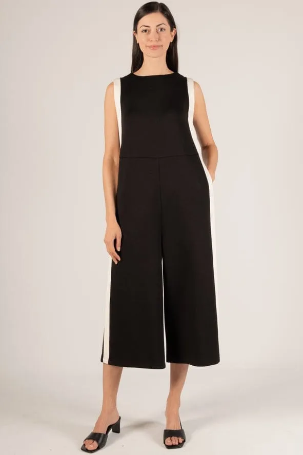 Before You Collection Contrast Border Modal Jumpsuit
