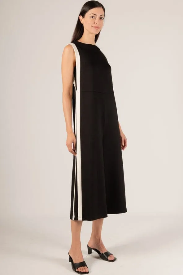 Before You Collection Contrast Border Modal Jumpsuit