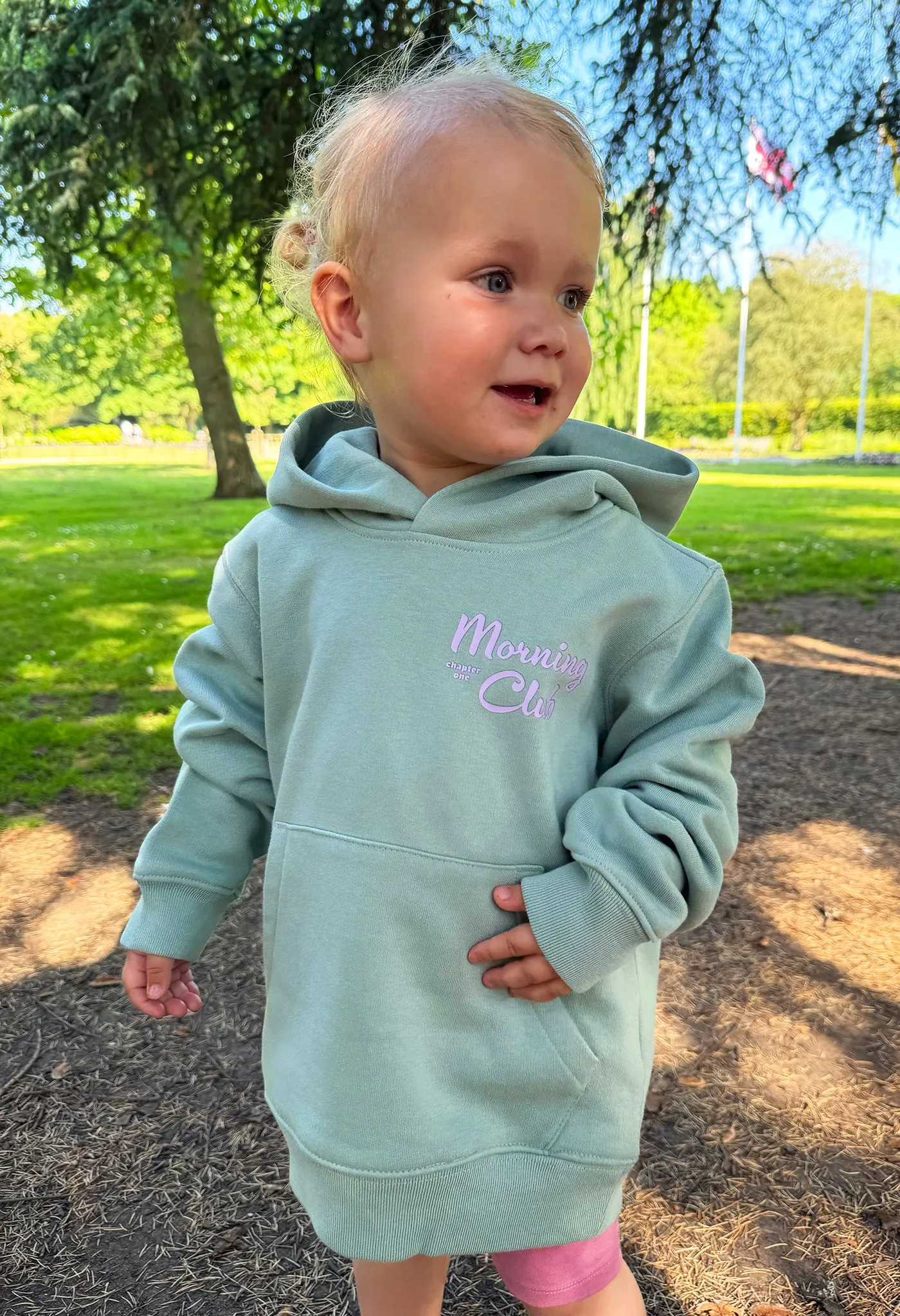 Chapter One Oversized Organic Cotton Childrens Hoodie