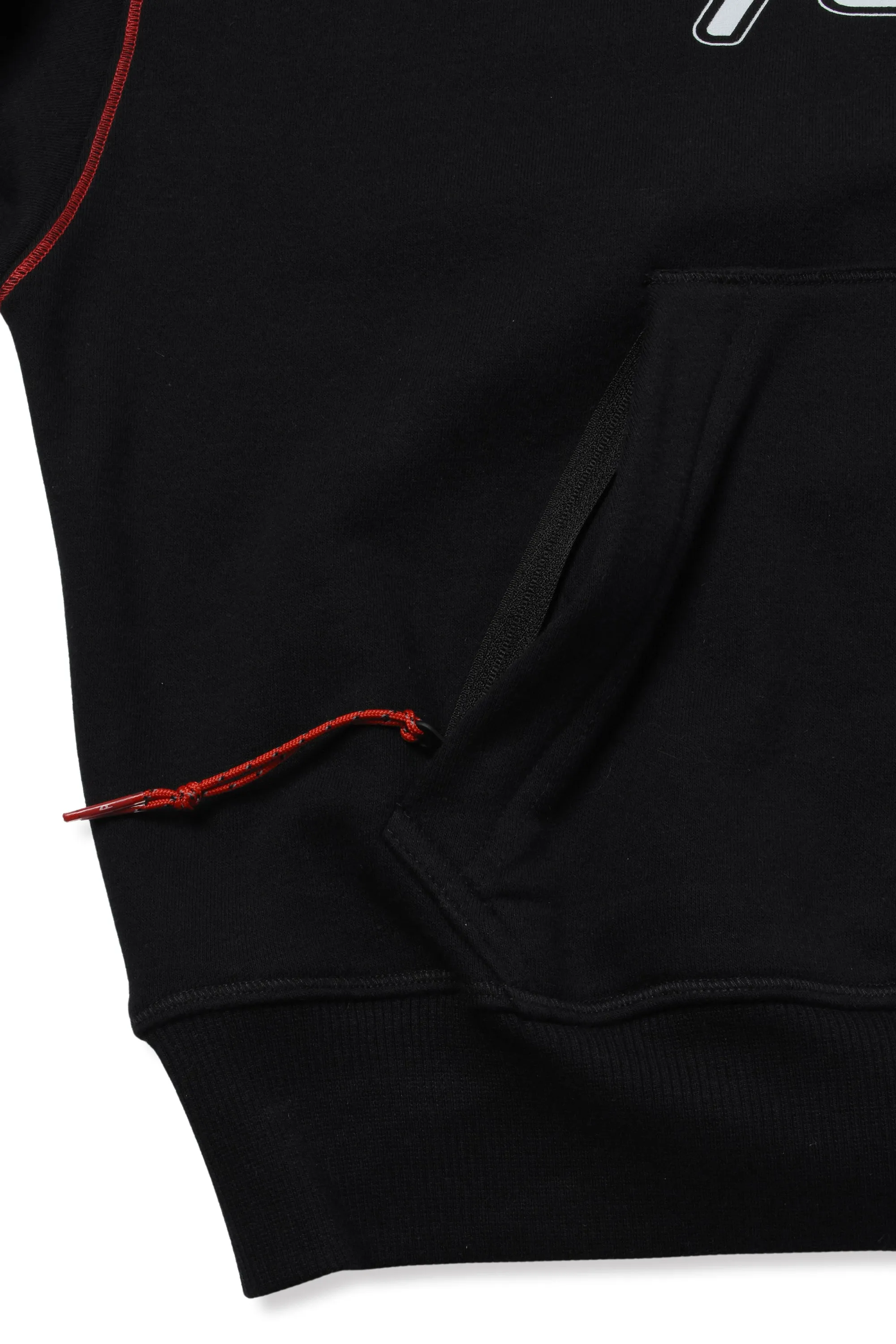 DIESEL × FENNEL HOODIE WITH REFLECTIVE LOGO BANDS WOMENS