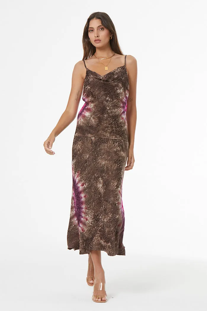 Emmet Cheetah Jacquard Tank // Clay Solar Flare Wash