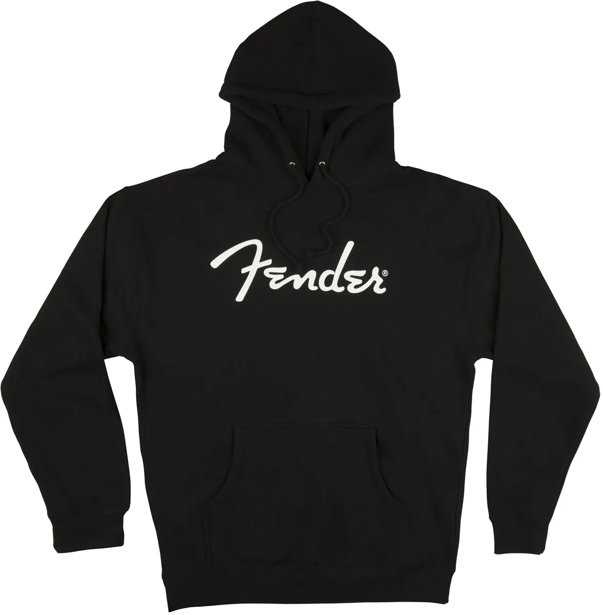 Fender Logo Hoodie, Black - XL