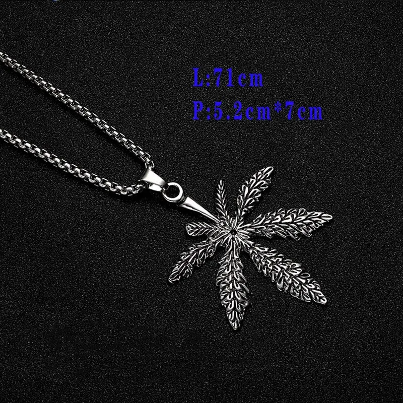 Flytonn Goth Fashion Skateboard Pendant Necklace Men Punk Long Chain Necklaces On The Neck Stainless Steel Women's Men's Jewelry