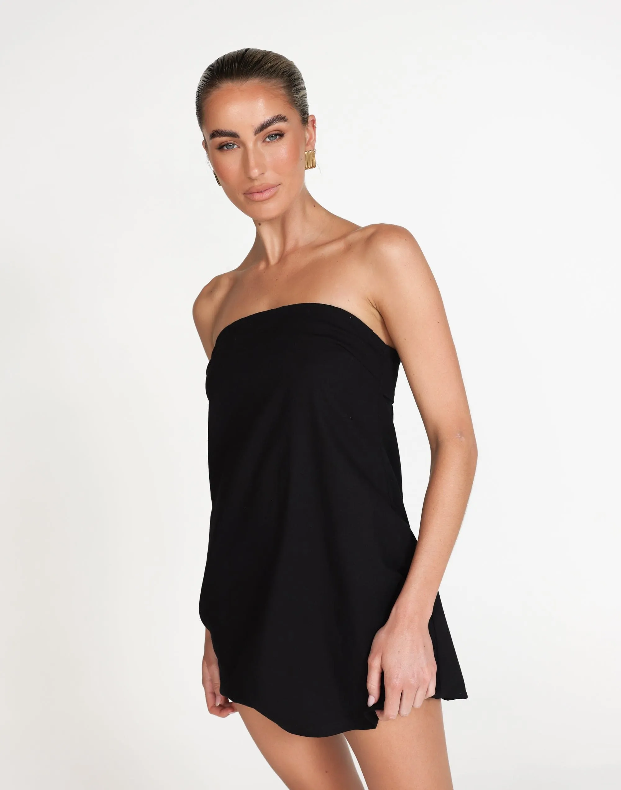 Hati Mini Dress (Black)