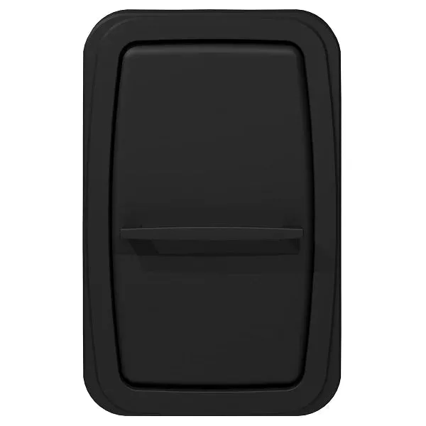 Koala Kare KB311-SSWM-MBLK - Matte Black Wall Mounted Vertical Stainless Steel Baby Changing Station