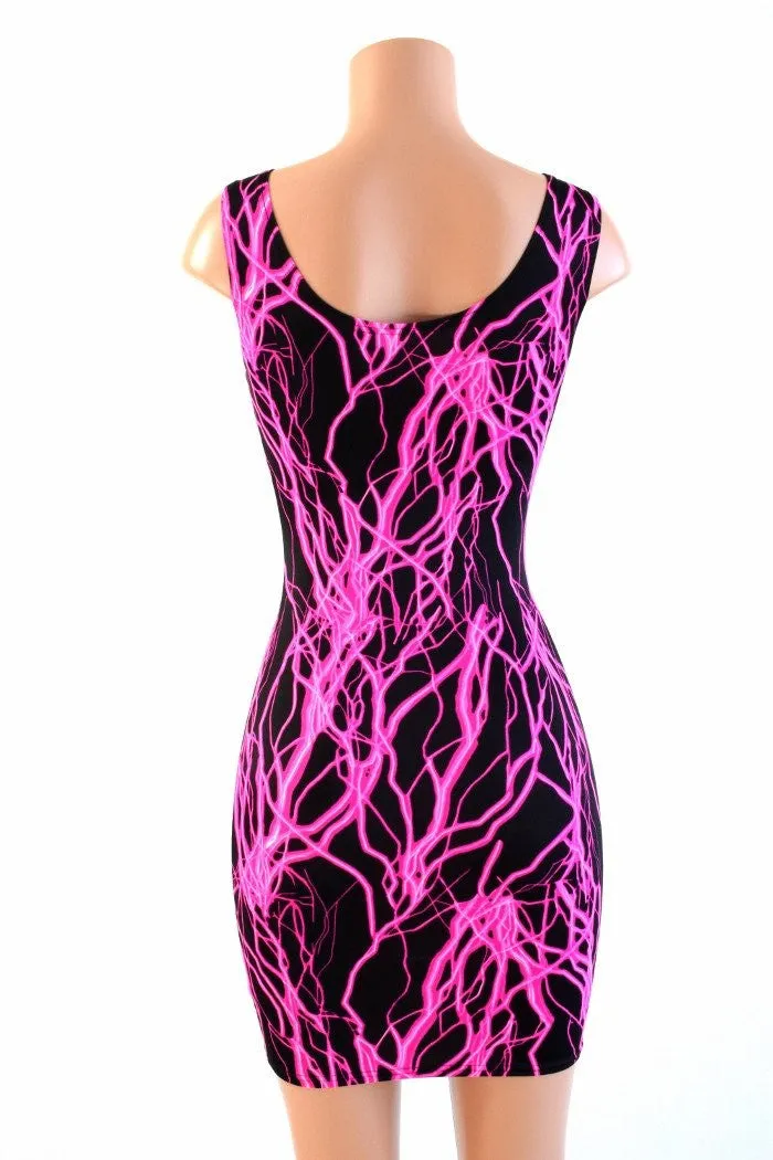 Neon Lightning Tank Dress