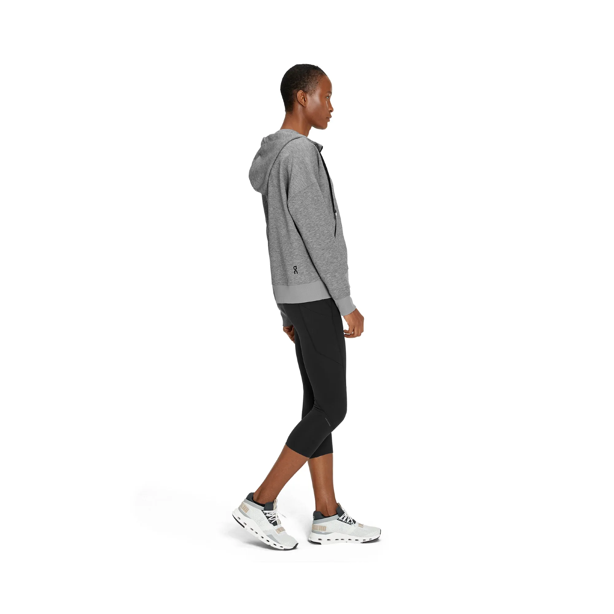 ON ZIPPED HOODIE WOMEN