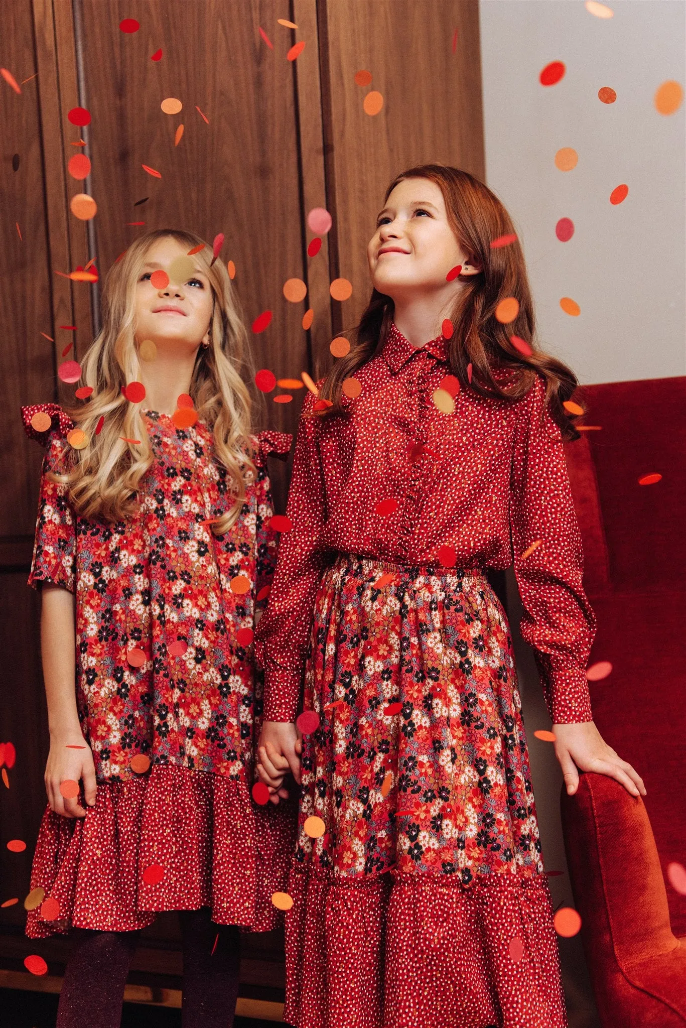 Red Polka Dot Blouse