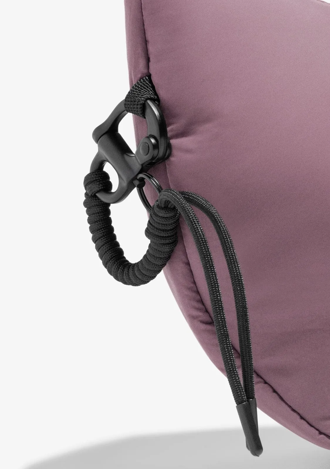Round Nylon Crossbody Bag Pink   Custom Set Fuchsia