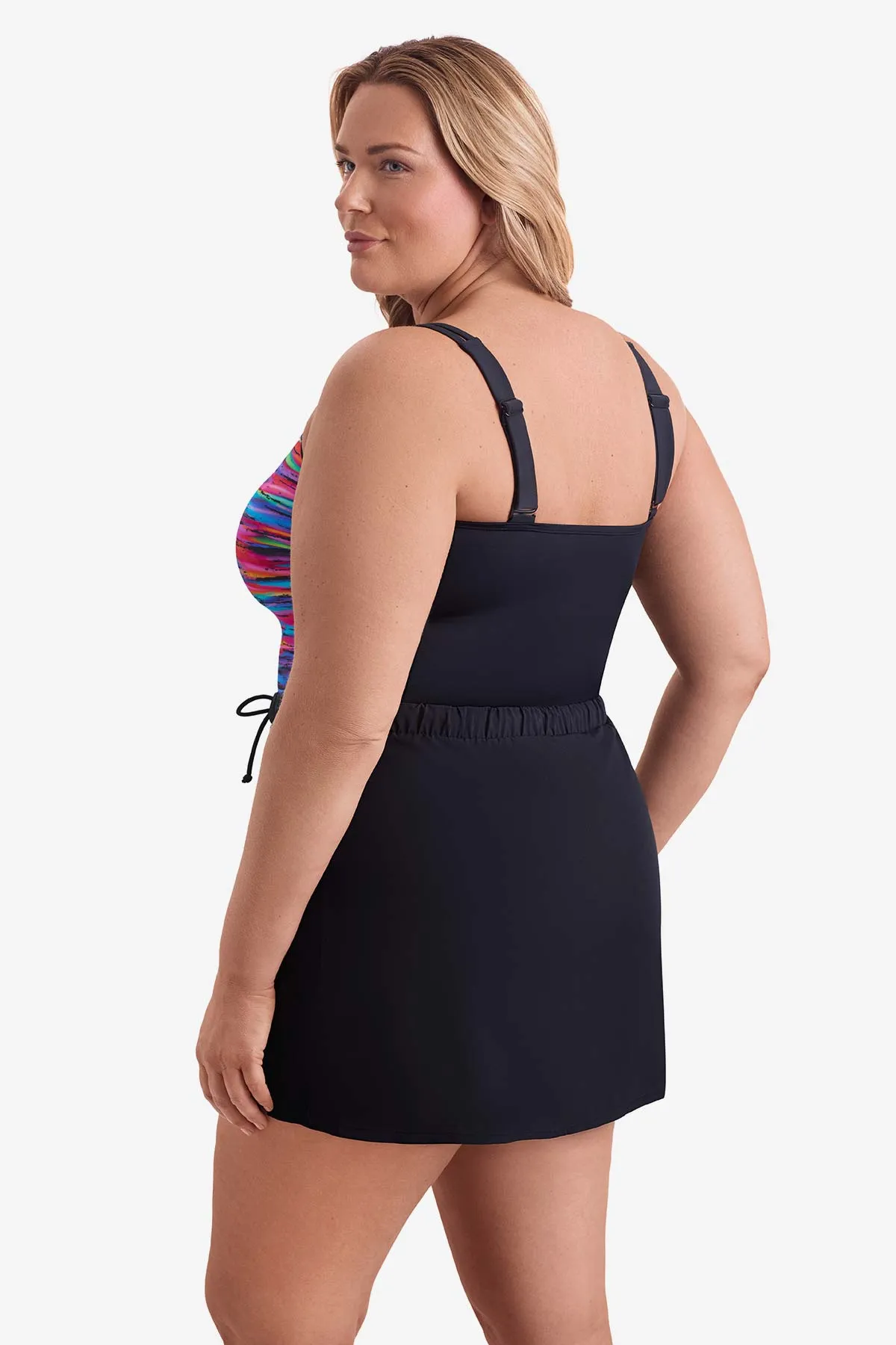 Tidal Wave Skirted Runaround One Piece