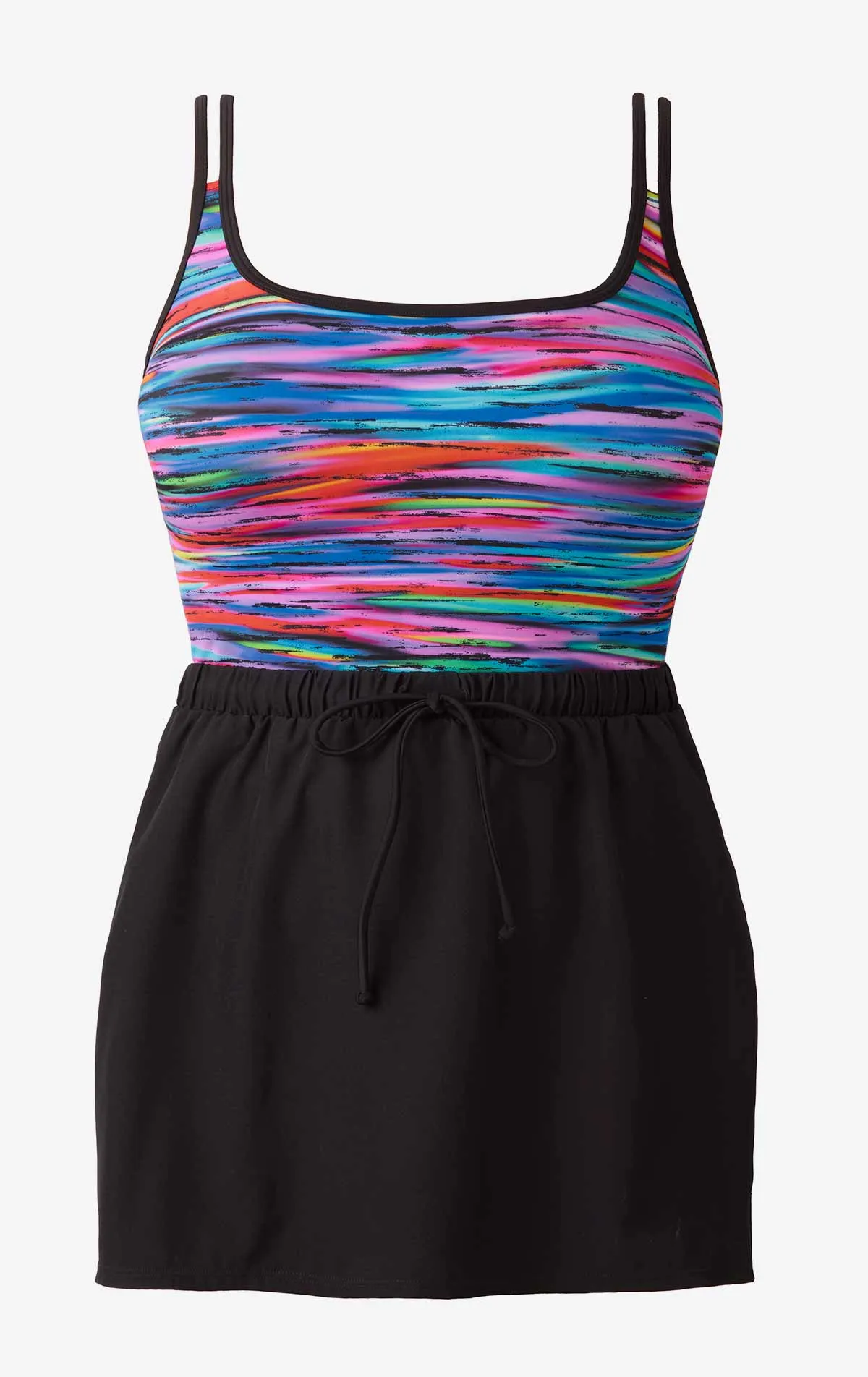 Tidal Wave Skirted Runaround One Piece
