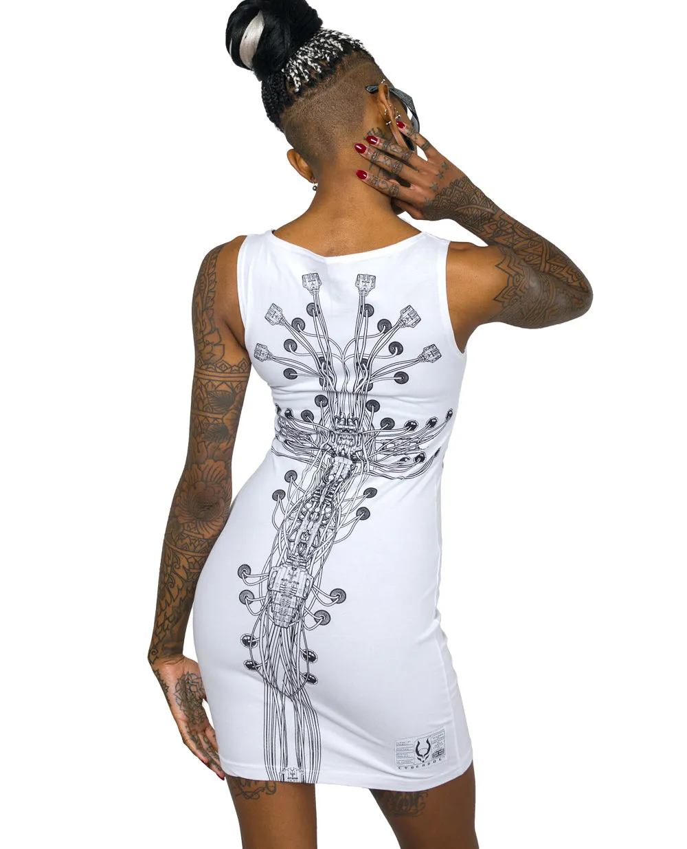 TREE OF LIFE BODYCON DRESS