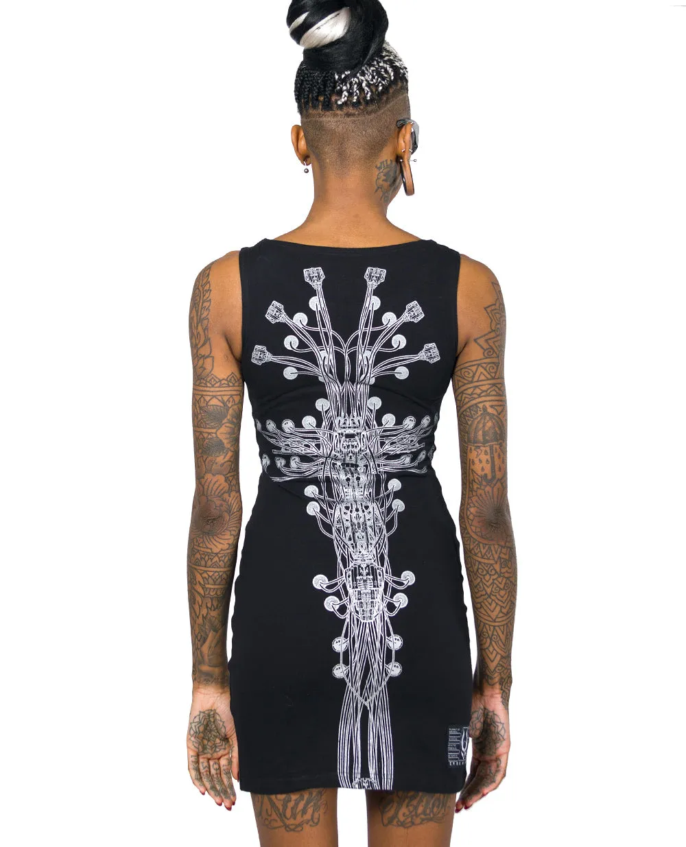 TREE OF LIFE BODYCON DRESS