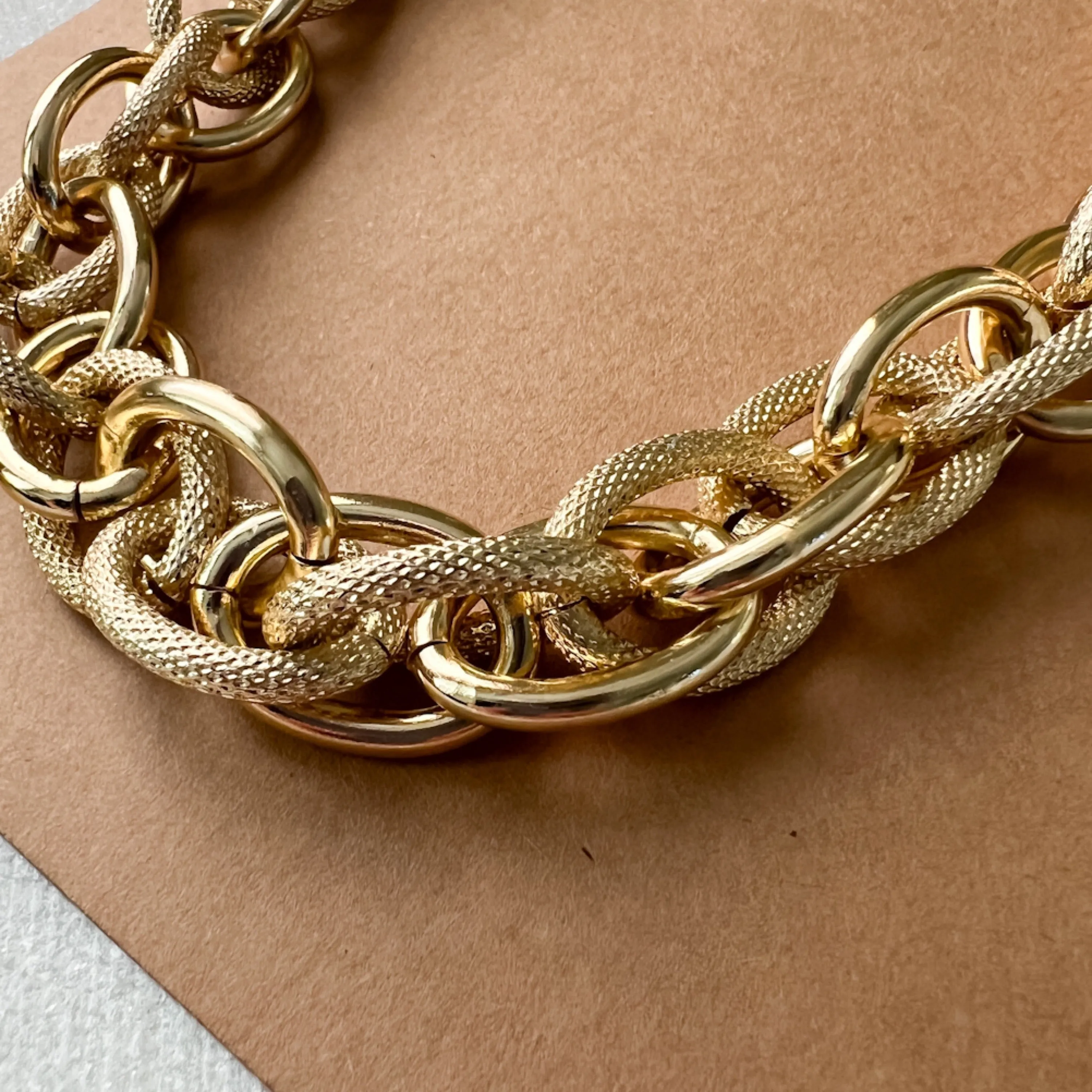 Venice Chain Link Necklace   Bracelet - LAST CHANCE