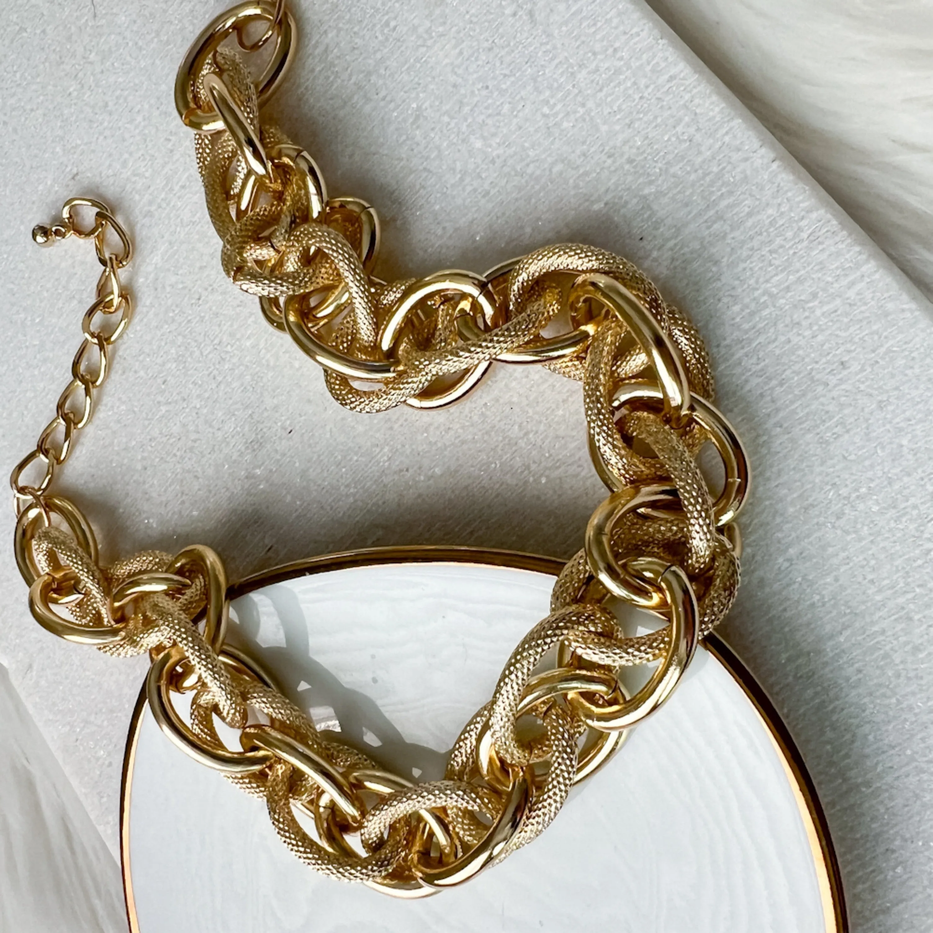 Venice Chain Link Necklace   Bracelet - LAST CHANCE