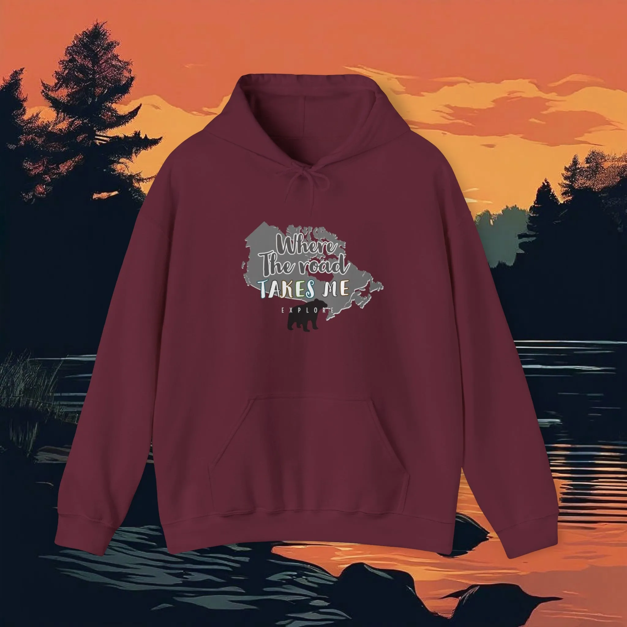 Where the road takes me canada Hoodie
