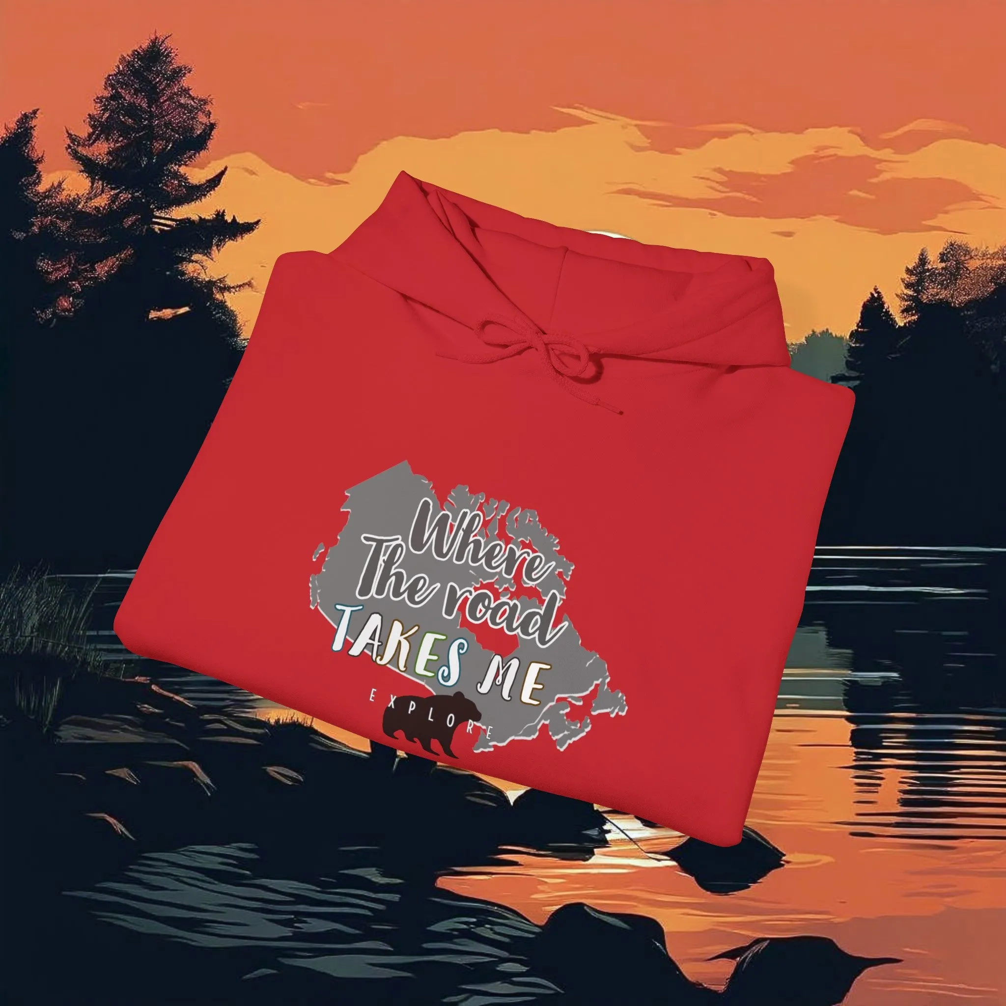 Where the road takes me canada Hoodie