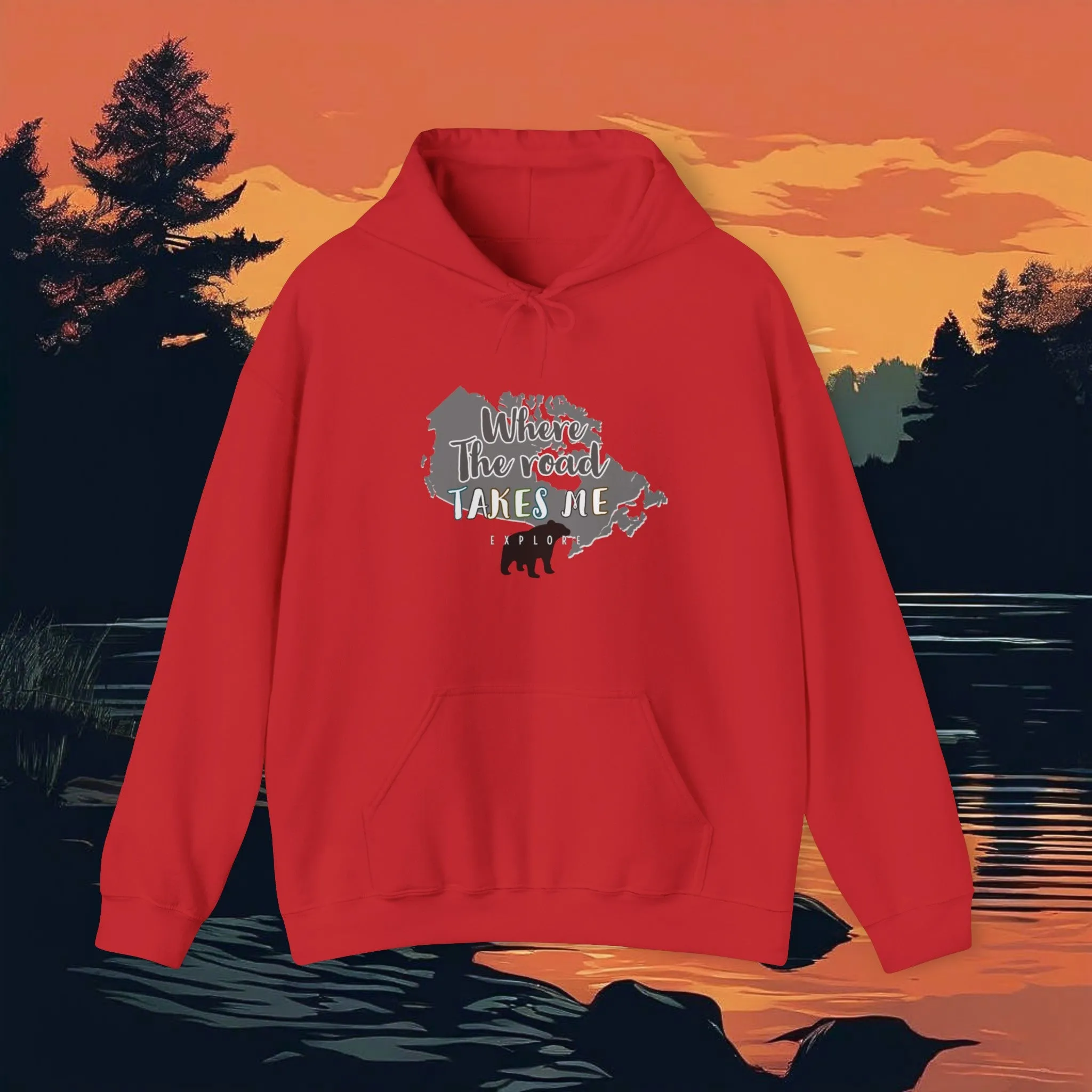 Where the road takes me canada Hoodie