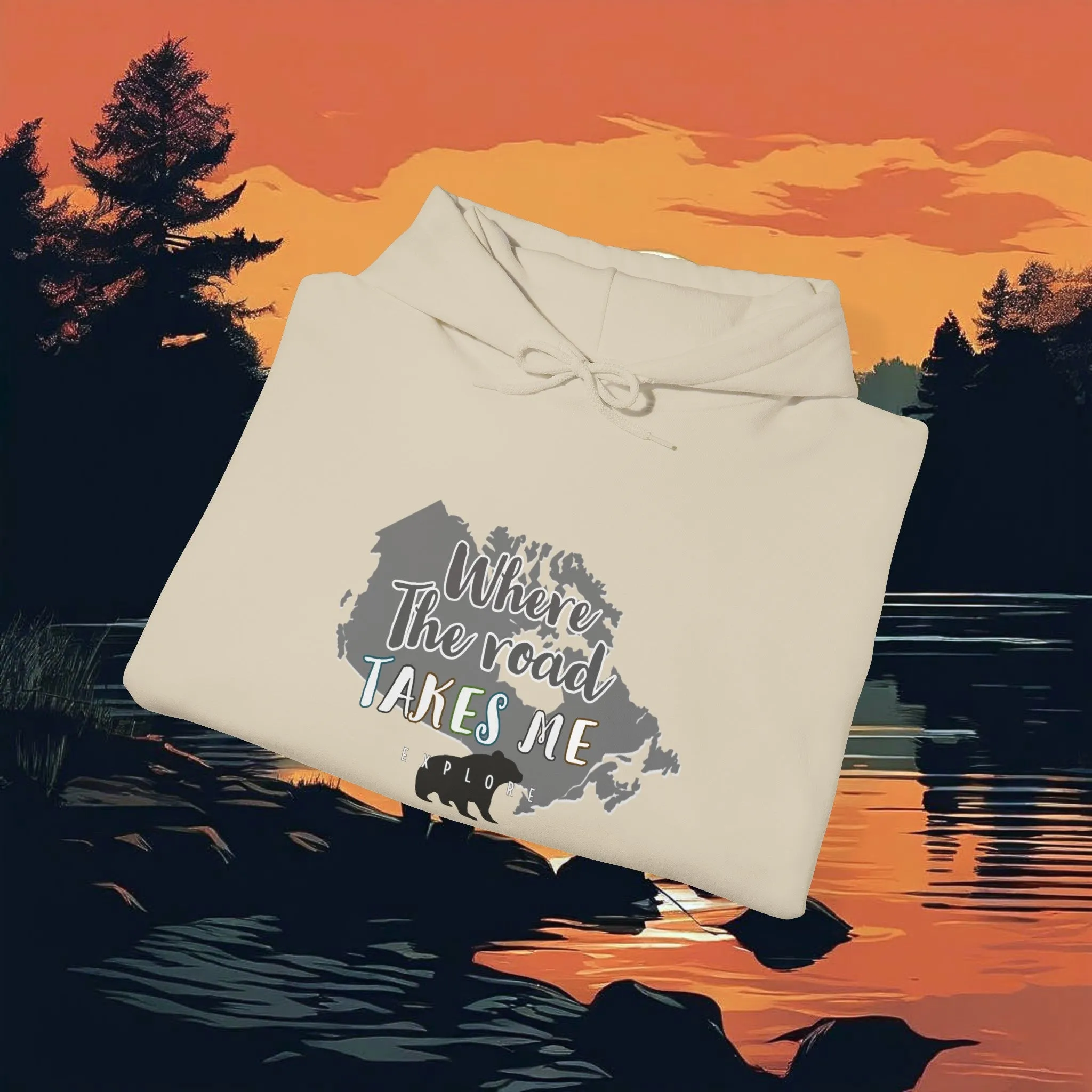 Where the road takes me canada Hoodie