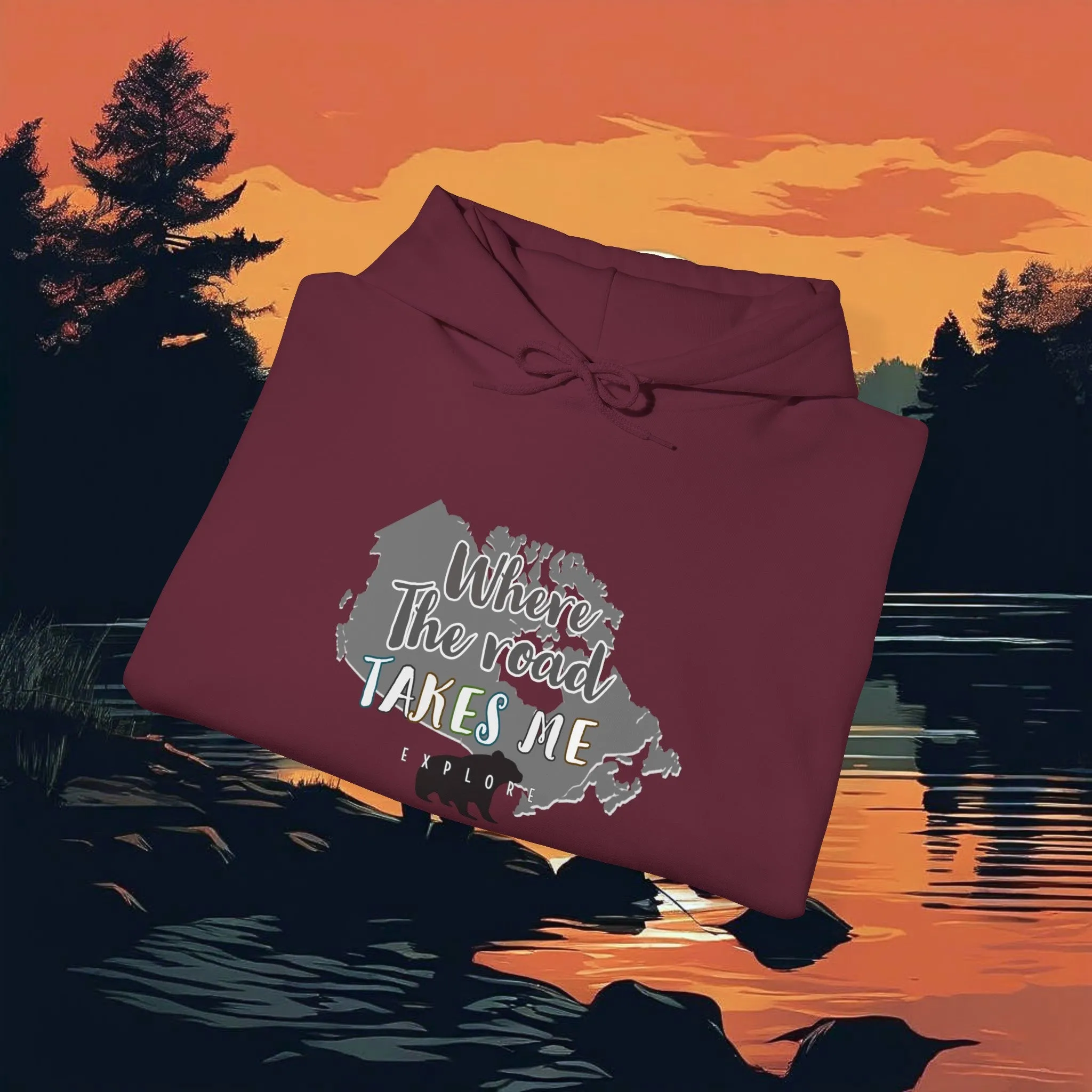 Where the road takes me canada Hoodie