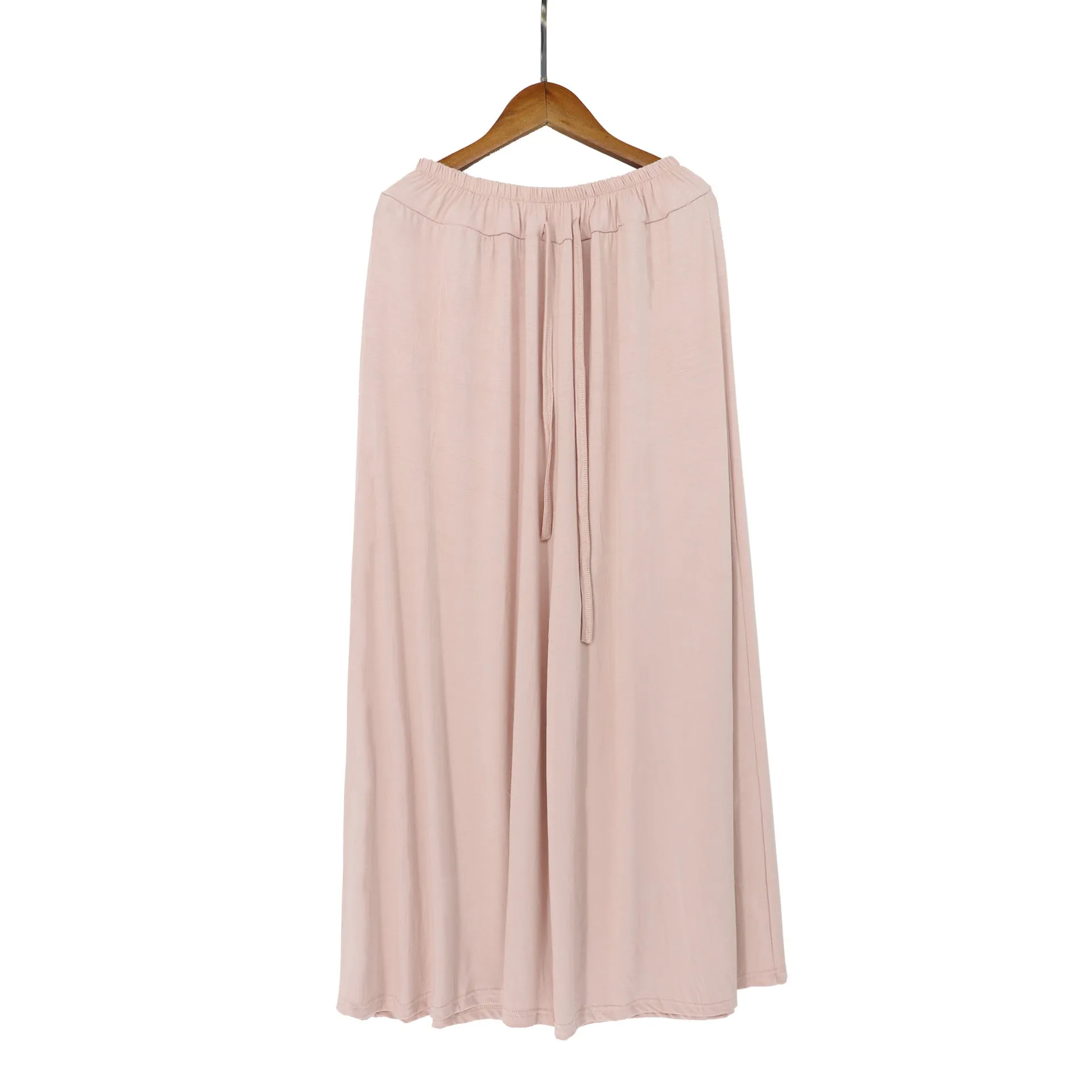 Women Modal Wide Leg Pants Casual Sporty Yoga High Waist Ankle-Length Plus Size Culottes